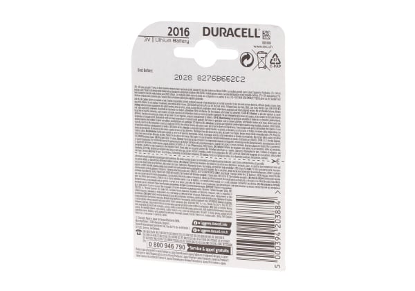 Duracell CR2016 2pcs