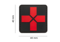 JTG Red Cross Rubber Patch 40mm
