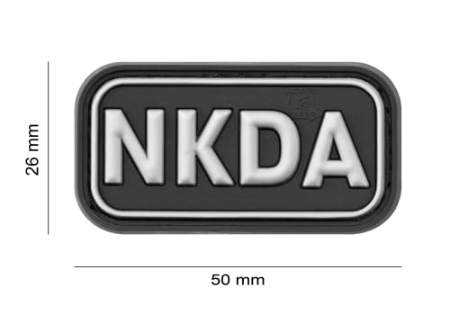 JTG NKDA Rubber Patch