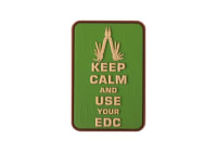 JTG Keep Calm EDC Rubber Patch