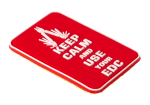 JTG Keep Calm EDC Rubber Patch