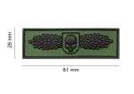 JTG SOF Skull Badge Rubber Patch
