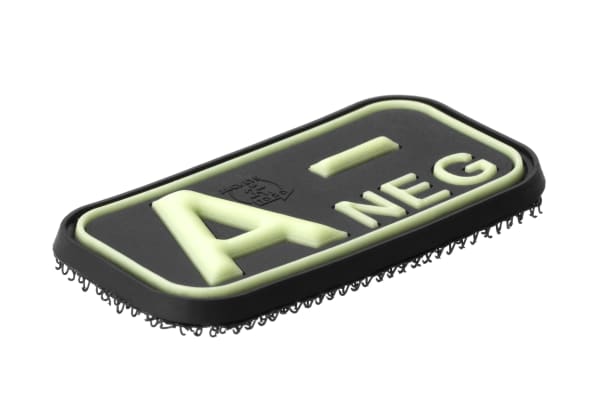 JTG Bloodtype Rubber Patch A Neg