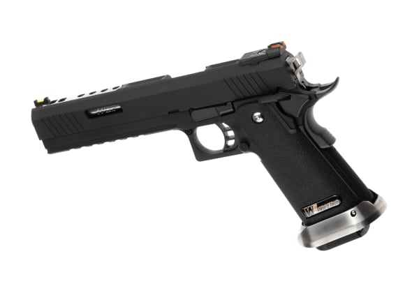 WE Hi-Capa 6 Force A Silver Barrel Full Metal GBB