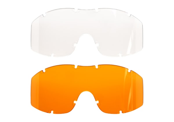SwissEye F-Tac Google Smoke / Orange / Clear