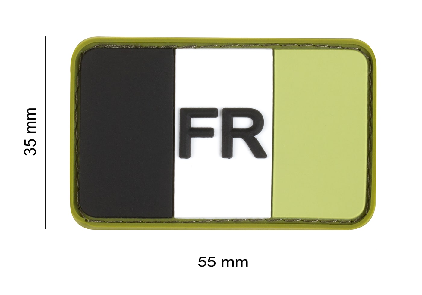 JTG France Flag Rubber Patch