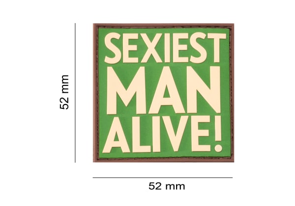 JTG Sexiest Man Alive Rubber Patch