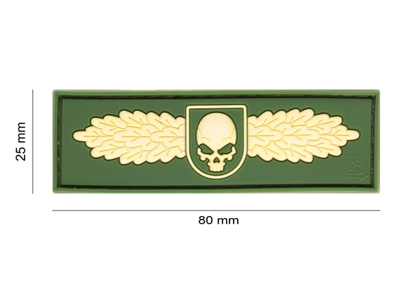 JTG SOF Skull Badge Rubber Patch