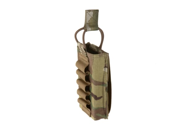 Warrior Single Open Mag Pouch 5.56mm with Shotgun Strip
