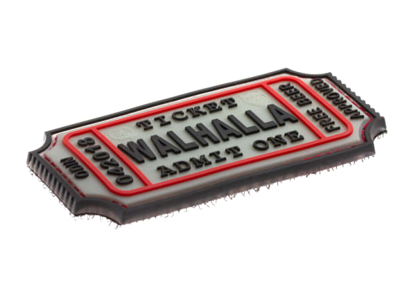 JTG Large Walhalla Ticket Rubber Patch