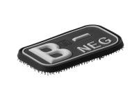 JTG Bloodtype Rubber Patch B Neg
