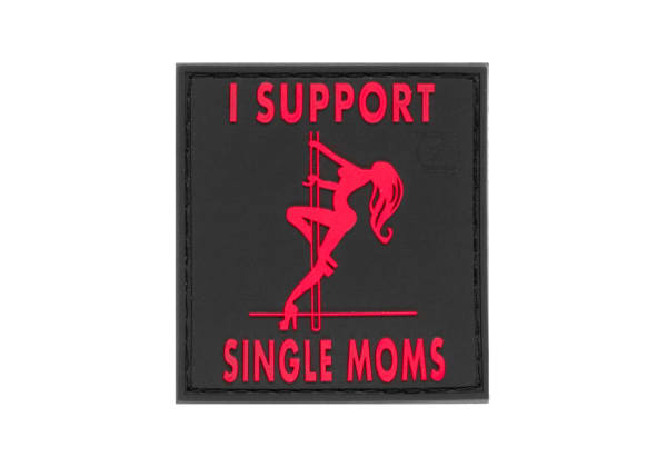 JTG I Support Single Mums Rubber Patch