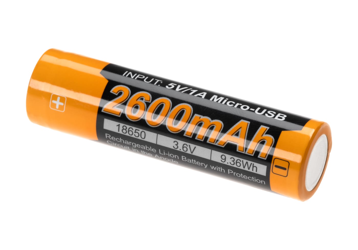 Fenix 18650 USB-C Battery 3.7V 2600mAh