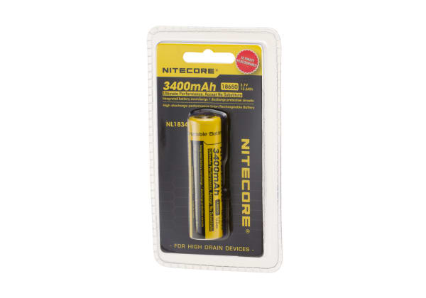 Nitecore NL1834 18650 Battery 3.7V 3400mAh