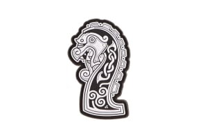 JTG Northman Dragon Ship Head Rubber Patch