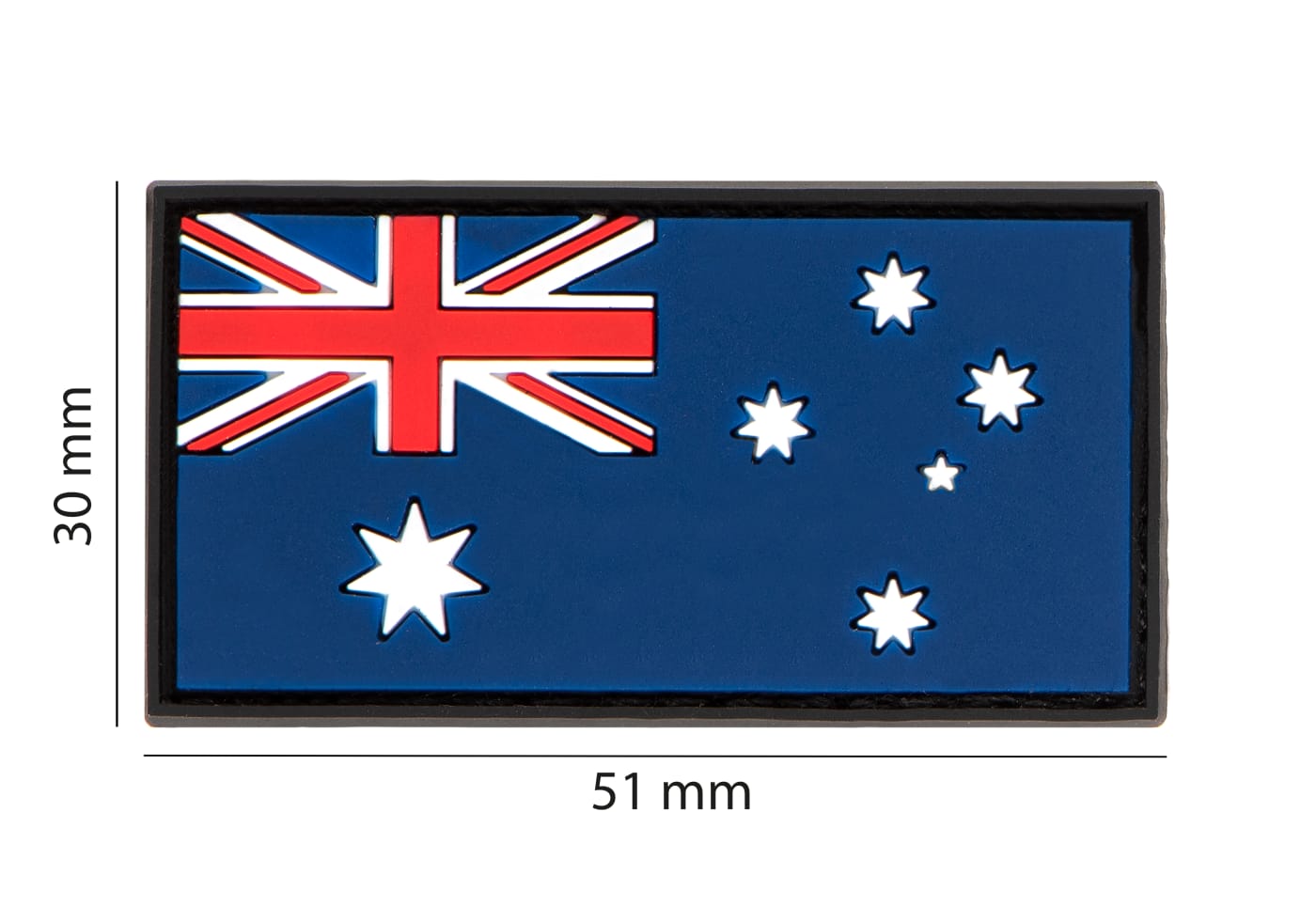 JTG Australia Flag Rubber Patch