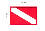 JTG Diver Down Flag Rubber Patch