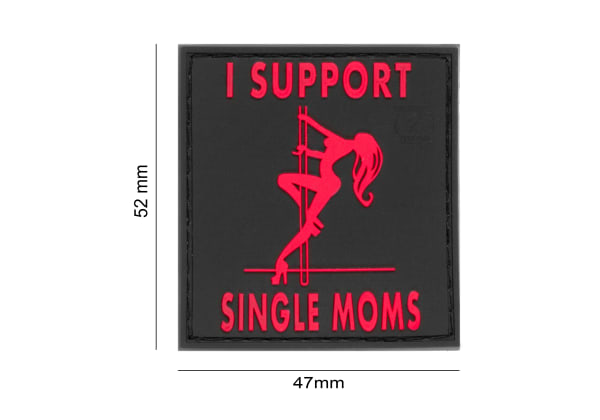 JTG I Support Single Mums Rubber Patch