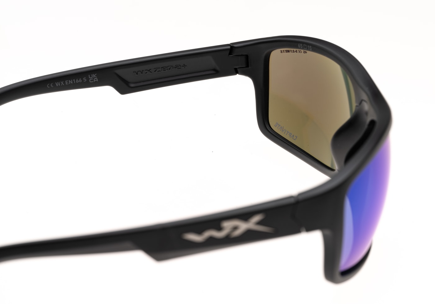 Wiley X WX Peak Captivate Polarized Blue Mirror