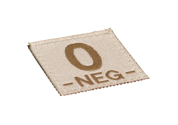 Clawgear 0 Neg Bloodgroup Patch