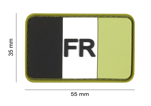 JTG France Flag Rubber Patch