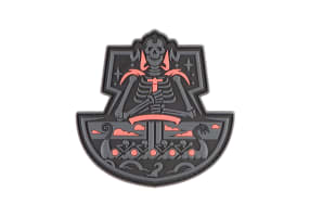 JTG Ghost Ship Skull Rubber Patch