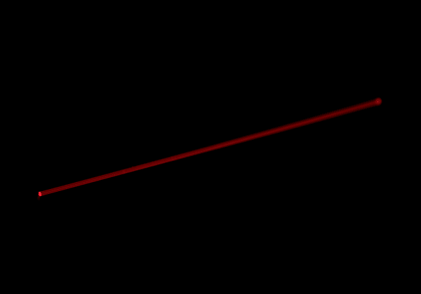 LPA Fiber Optics Blister 1mm Red