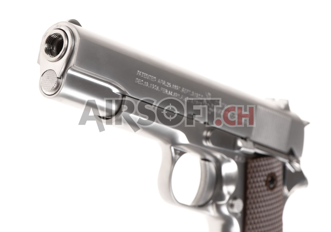 WE M1911 MEU Full Metal GBB Silver - 1911 Serien