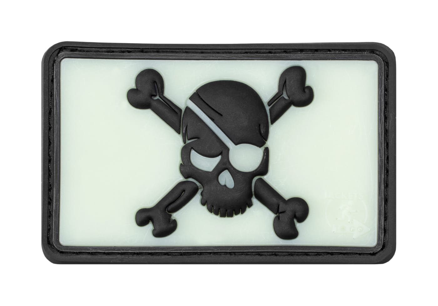 JTG Pirate Skull Rubber Patch