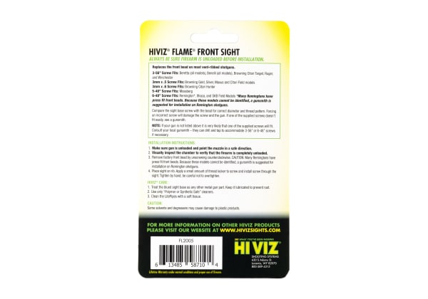 HIVIZ Flame Shotgun Front Sight FL2005-R