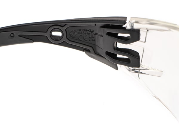 Bollé Rush+ 2.0 Hydrophobic Lens Black Frame