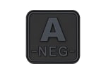 JTG Bloodtype Square Rubber Patch A Neg