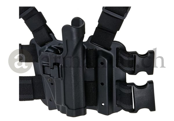 Holster de cuisse Blackhawk ÉTUI SERPA LEVEL 2 TACTICAL sur