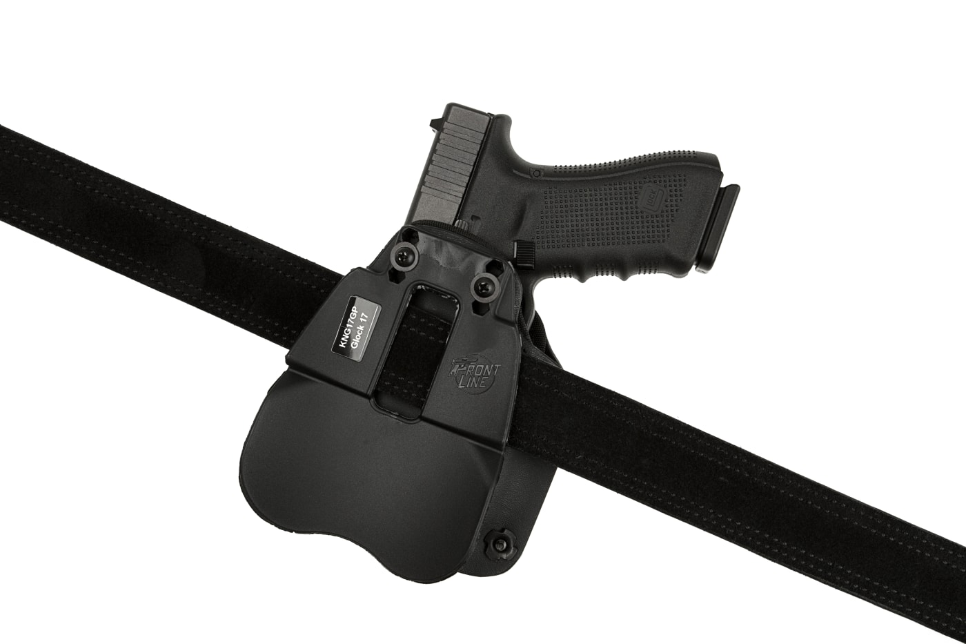 Frontline KNG Open Top Holster für Glock 17 GTL Paddle