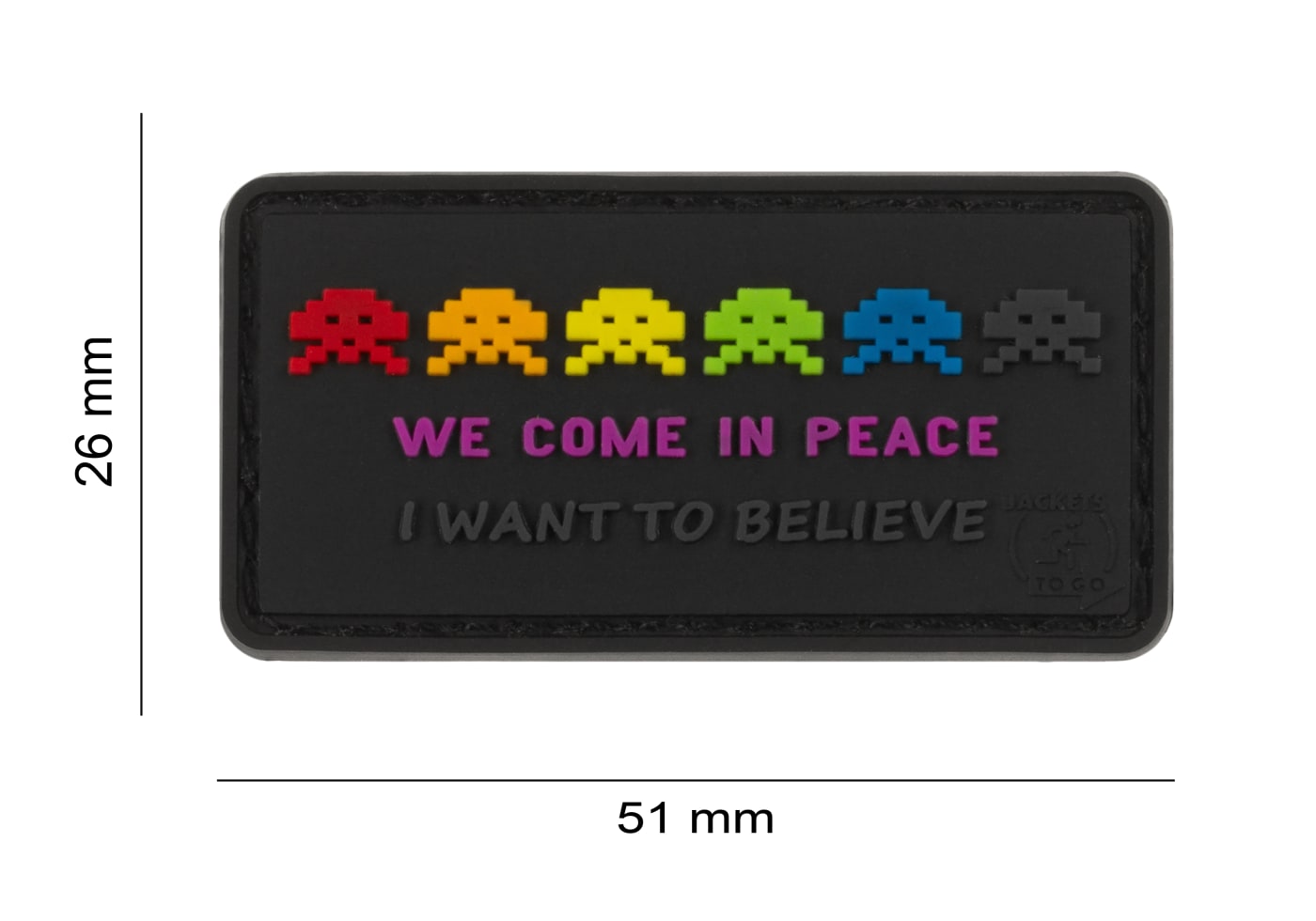 JTG Alien Invasion Rubber Patch