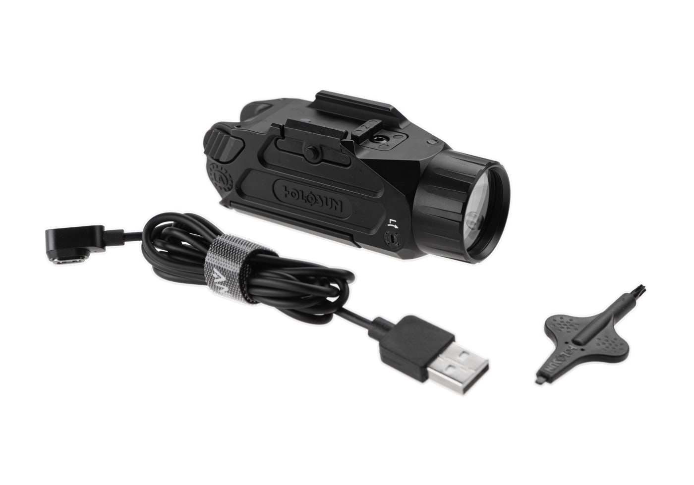 Holosun P.ID Dual Pistol Flashlight / Green + IR Laser