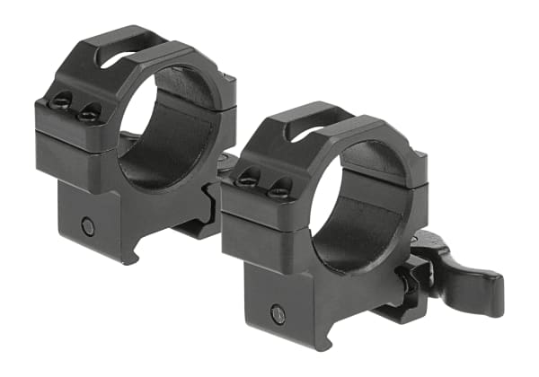 Leapers 30mm QD CNC Mount Rings Low