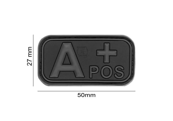 JTG Bloodtype Rubber Patch A Pos