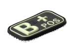 JTG Bloodtype Rubber Patch B Pos