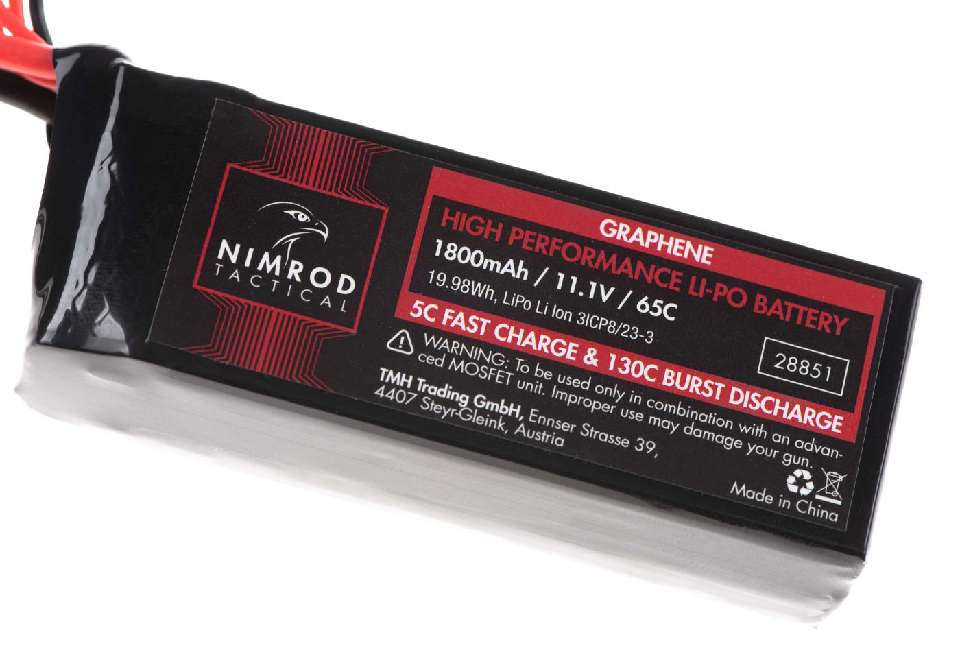 Nimrod Lipo 11.1V 1800mAh 65C Graphene T-Plug