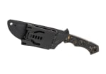 Defcon D2 Fixed Blade Gold Flecks Handle