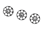 Glock Rotary Magazine Glock 17 Blowback Co2 4.5mm (.177) Diabolo 8rds 3pcs
