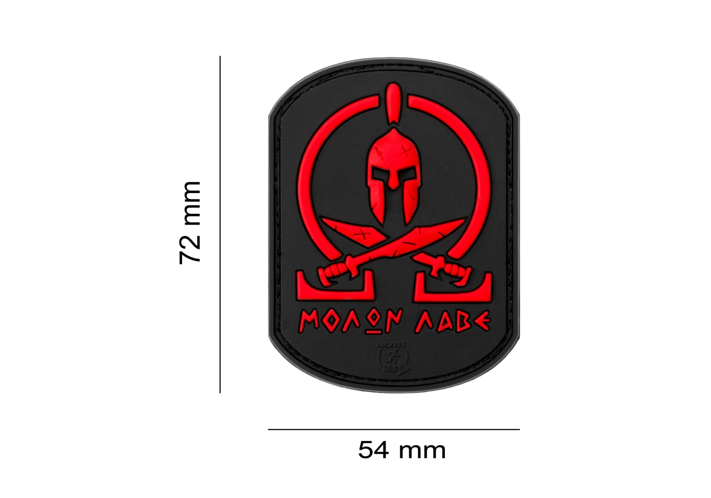 JTG Molon Labe Rubber Patch