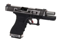 WE G-Force 17 SV Silver Barrel Metal Version GBB
