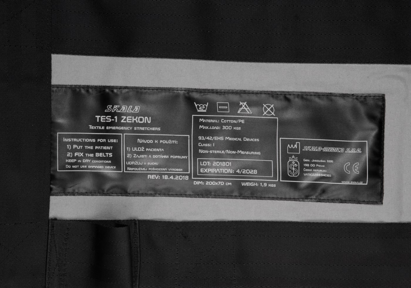 Skala Medica TES-1 Textile Emergency Stretches