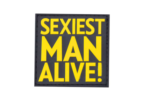 JTG Sexiest Man Alive Rubber Patch