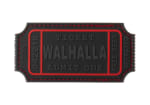 JTG Large Walhalla Ticket Rubber Patch