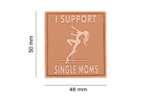 JTG I Support Single Mums Rubber Patch