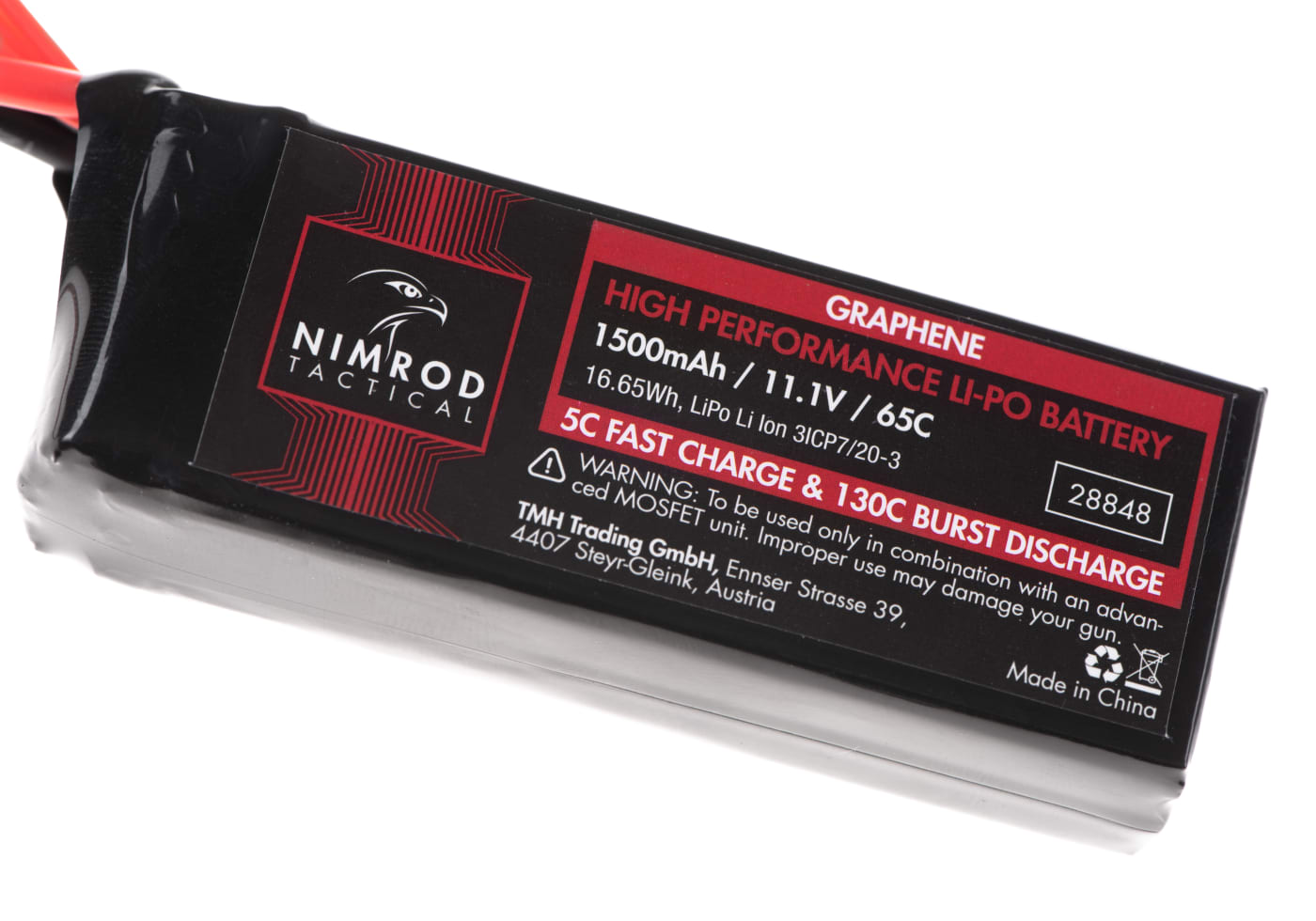 Nimrod Lipo 11.1V 1500mAh 65C Graphene Mini Type