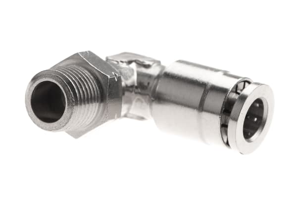 EpeS HPA 6mm Hose Coupling 90 Degree - Outer 1/8 NPT